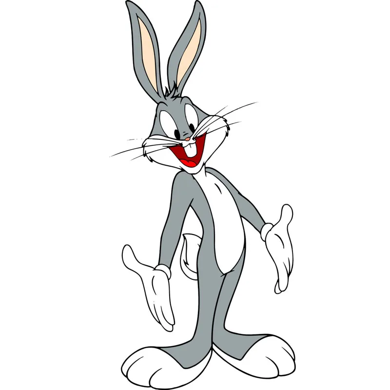 1 шт. забавные виниловые наклейки на машину с изображением кролика багов