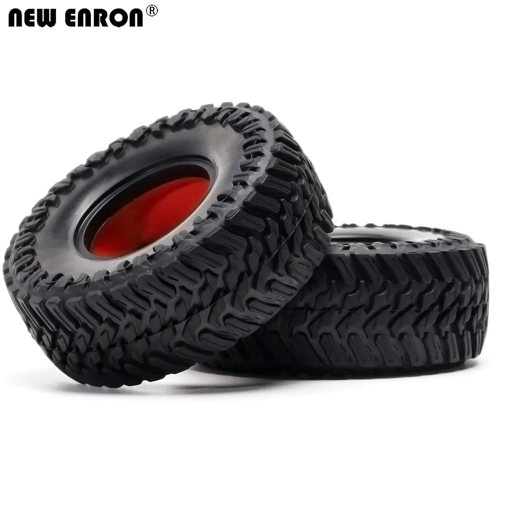 

NEW ENRON 4Pcs 1.9inch 108mm Rubber Tyre Tires For 1/10 RC Crawler Car Traxxas TRX4 Axial SCX10 II III 90046 Tamiya CC01 D90