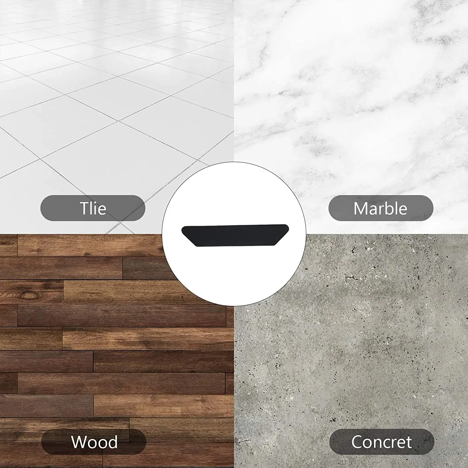 

METABLE 32 PCS Reusable Non-Slip And Anti-Curl Carpet Stickers For Wooden Floors, Tile Floors And Hard Floor Bathrooms