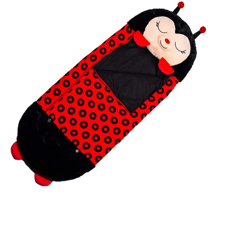 One-Piece Children Cute Cartoon Blanket Birthday Gifts Thick Bedspread On The Bed Baby Sleeping Bag Warm Soft Lazy Play Pillow | Дом и сад