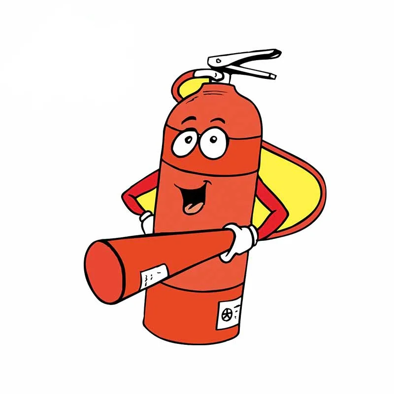 Как нарисовать огнетушитель для детей