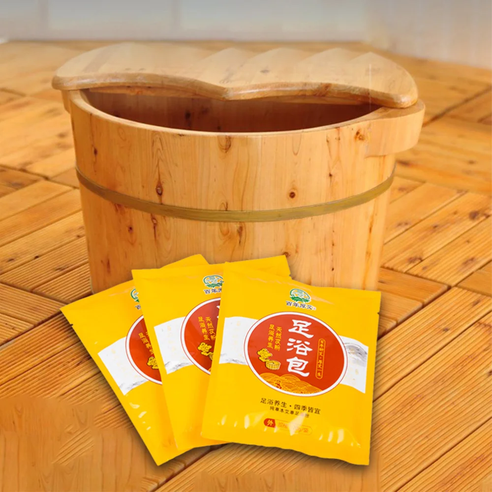 

12 Bags Chinese Medicine Herbs Foot Bag Wormwood Foot Soak for Muscles Relief