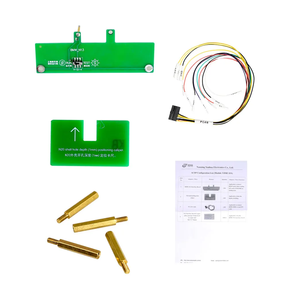 Yanhua Mini ACDP Программирование Master чтение и запись DME код для BMW когда все ключи