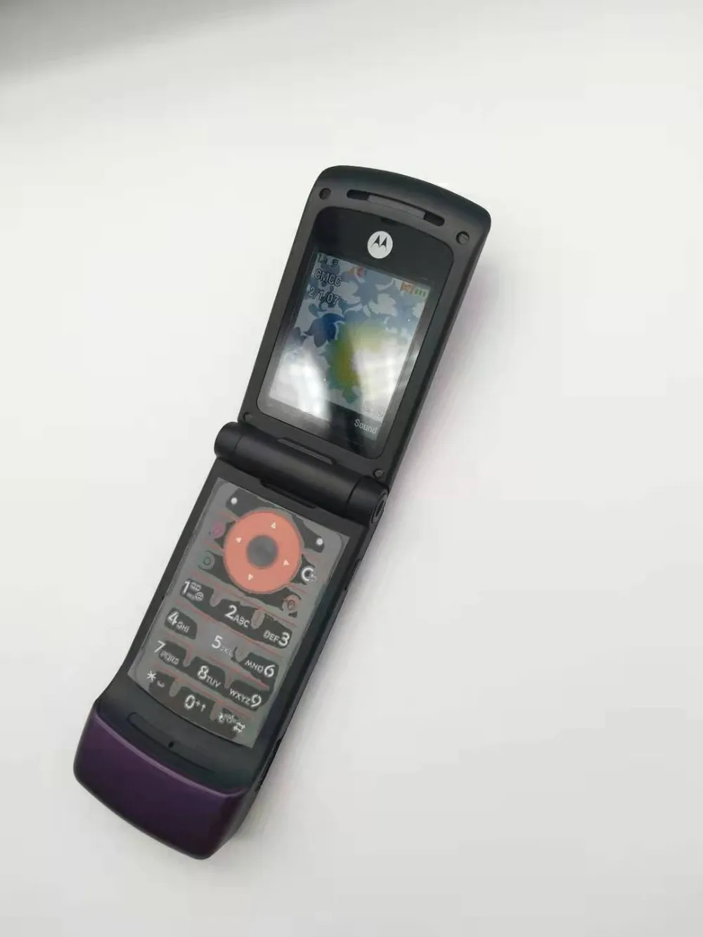 W510 разблокированный GSM Quad Band флип Motorola W510 разблокированный 1," 1.3MP флип сотовый телефон