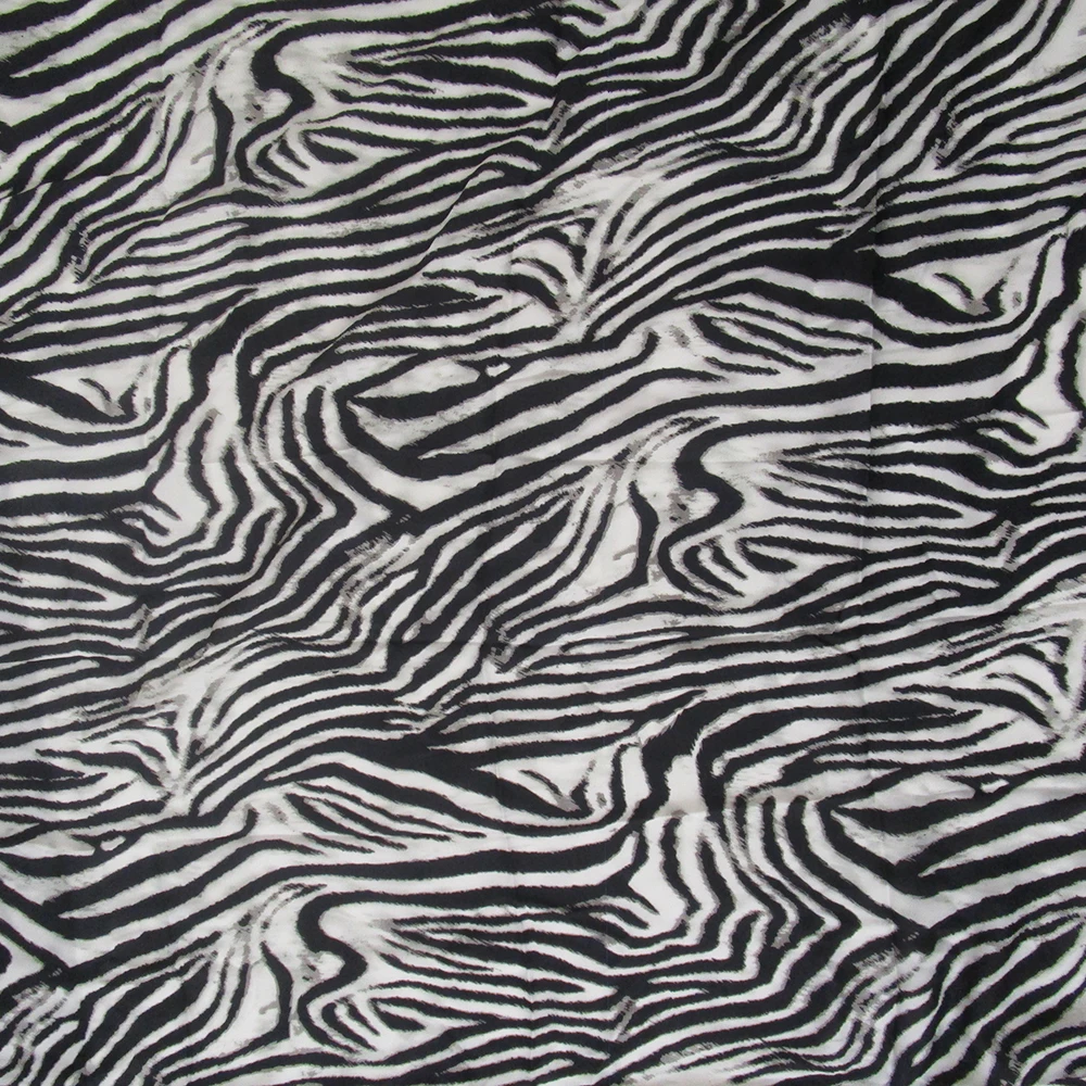 Zebra pattern 145 см ширина шифоновая ткань мягкая ткань для платья подкладка ткань узор зебры леопарда камуфляж Тигровая кожа печатных шифон ткань - Цвет: Zebra pattern