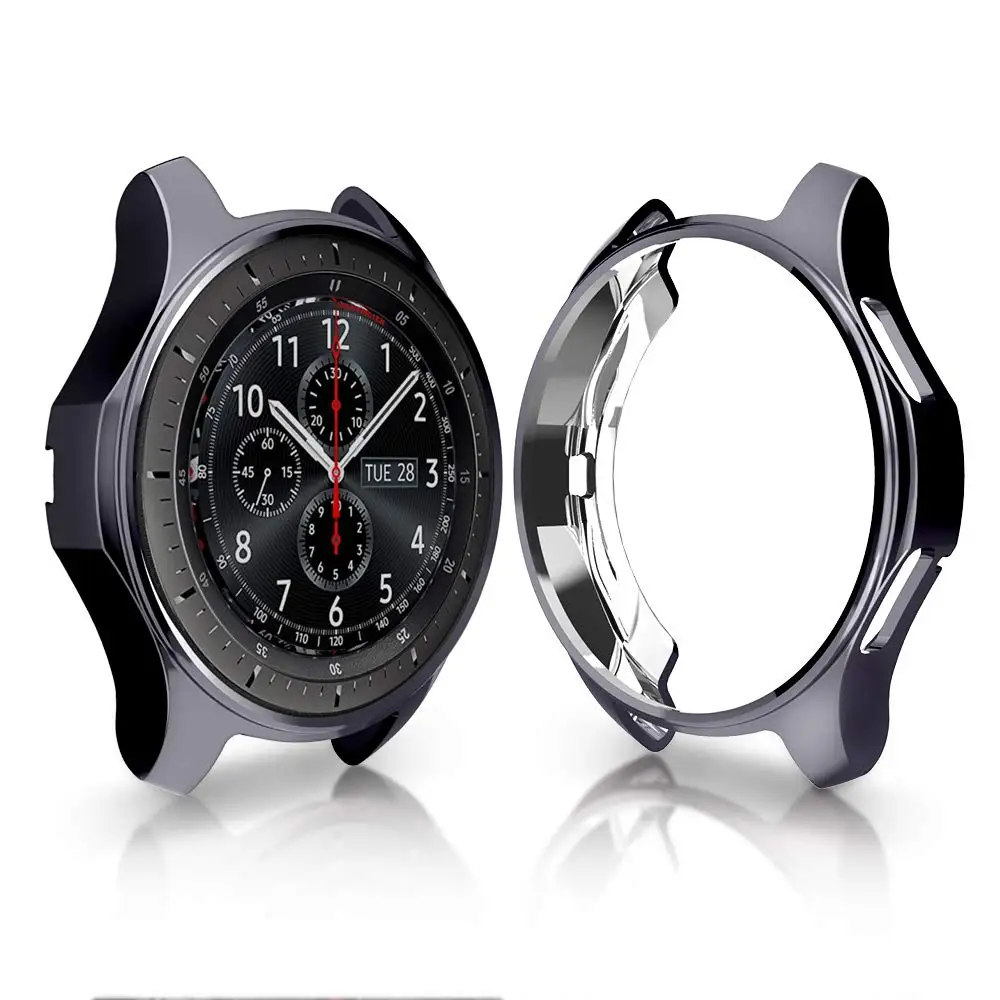 Мягкий ТПУ покрытием защитный бампер, чехол для samsung gear S3 Frontier SM-R760 и Galaxy Watch 46 мм SM-R800 аксессуары для часов