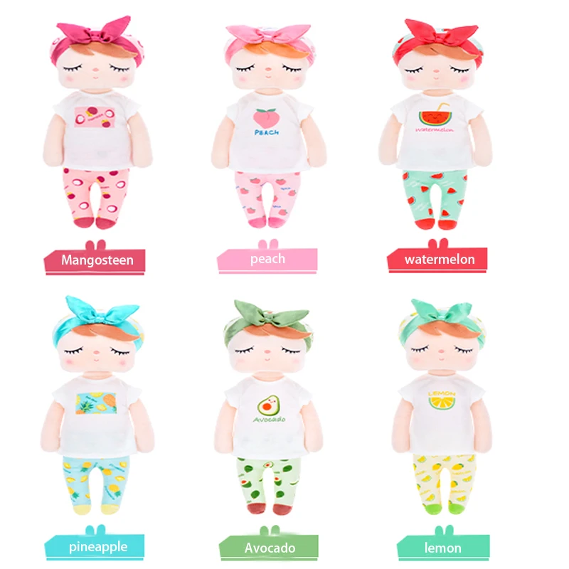 Metoo Плюшевые игрушки куклы Анжела мягкие животные Рождественский подарок с