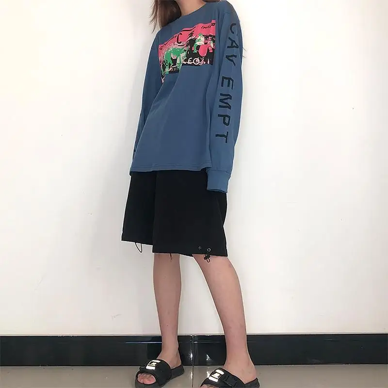 

Hip Hop Brand Letter Print Sweatshirt Cool Girls Women Spring Winter Long Sleeve Tops Streetwear Korean Fashion Harajuku Clothes