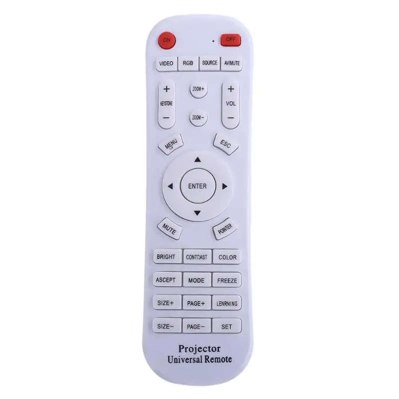 

Multifunctional Projector Remote Control Multifunctional Universal Replacement Accessories for Household Video Player Projector