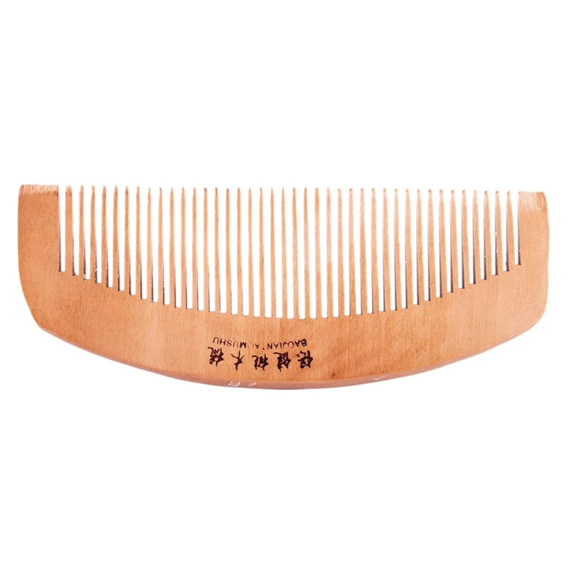 

5.8 Inch Long Eco Friendly Natural Wood Hair Comb with 3 Packs Disposable Microfibre Electrostatic Floor Cloths