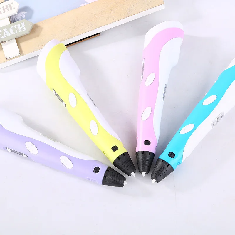 3D Ручка светодиодный экран DIY 3D печатная ручка 72 м ABS нить креативная игрушка подарок для детей дизайн рисунок