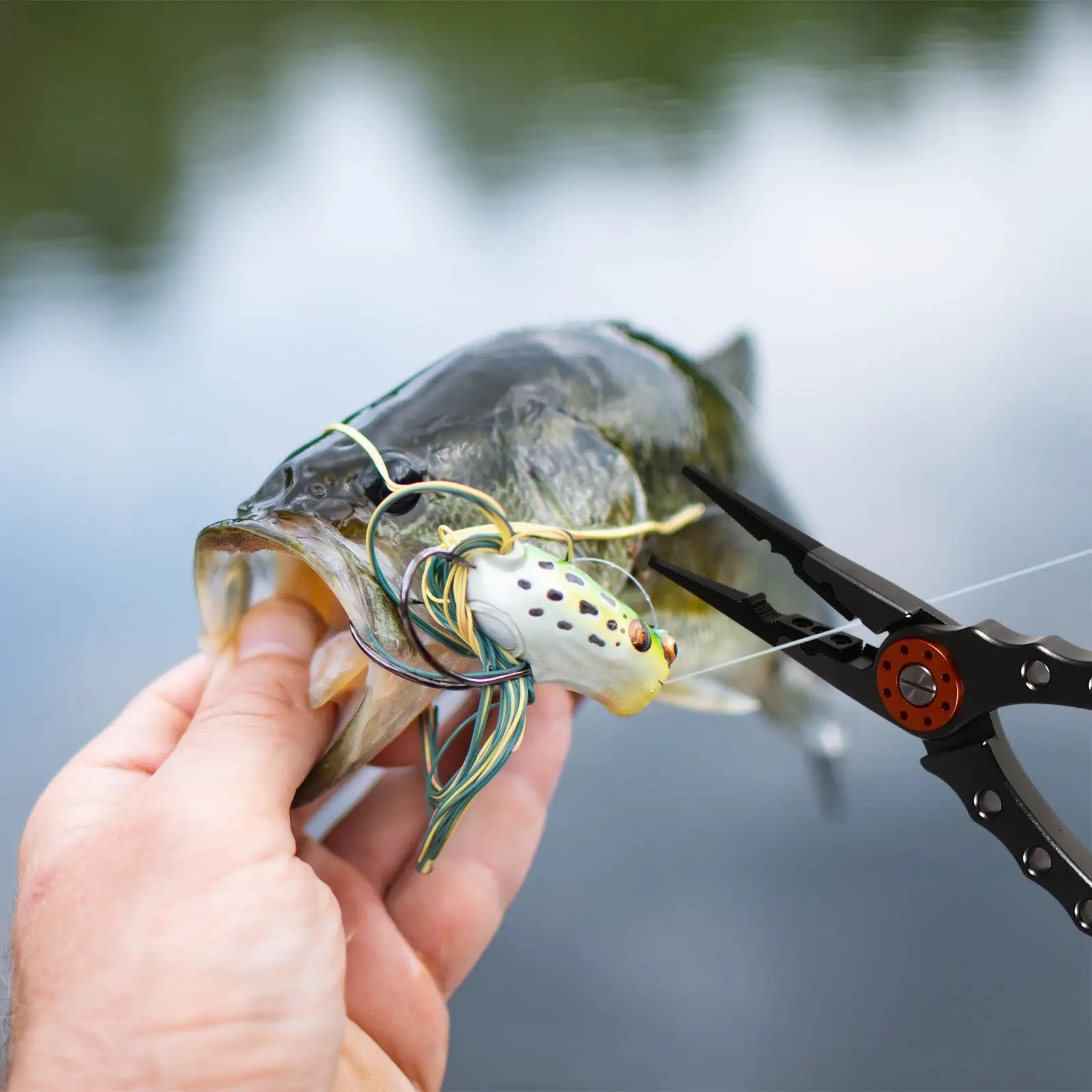 

1 Pc Portable Practical Durable Hook Remover Fishing Forcep for Women Men Adults