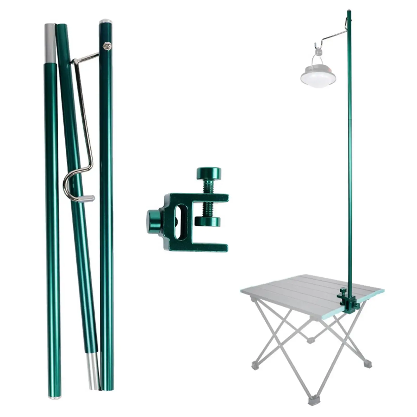

Outdoor Detachable Foldable Lamp Lantern Bracket Portable Light Hanging Stand
