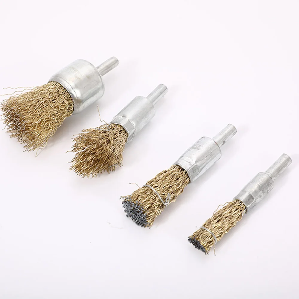 7Pcs Steel Wire Wheel Brushes Buffing Drill Rotary Tools Grinder Welding Polishing Cups Bit For Metal Rust Removal Brush | Инструменты