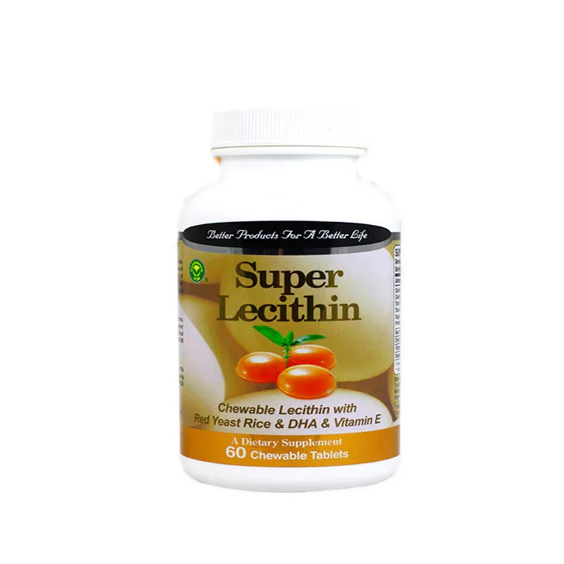 Confidence Super Lecithin Compound Chewable Tablets 60 Tablets/Bottle Free Shipping