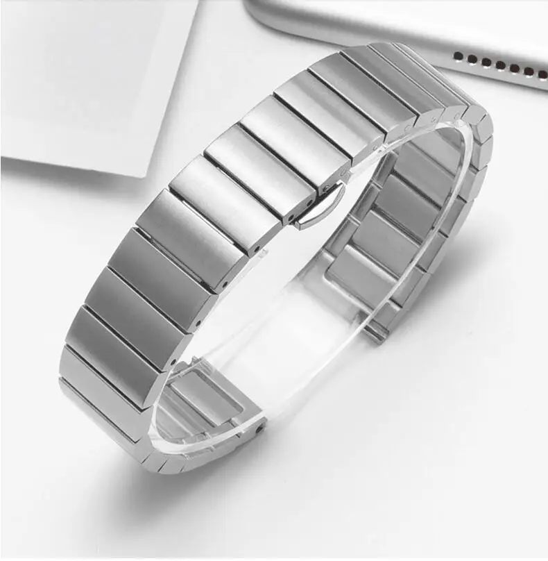4 silver Ремешок для смарт-часов для samsung Шестерни S3 Frontier/классический ремешок для часов Smartwatch Нержавеющая сталь браслет wrisrt ремень ремешок для часов из нержавеющей стали - Цвет ремешка: 4 silver