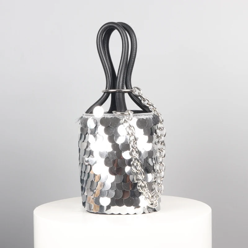 

Женская сумка-тоут, маленькая, блестящая, с блестками, 3 цвета, 2019