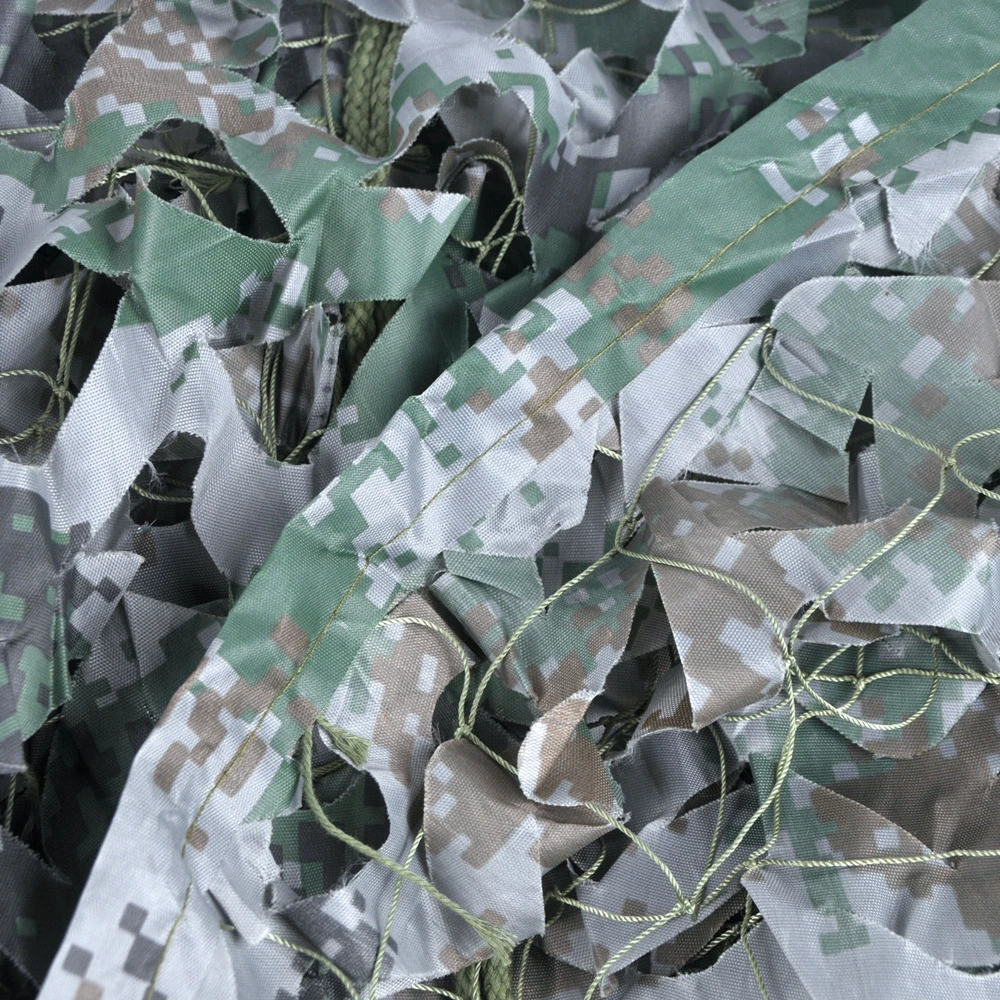 Усиленная камуфляжная сетка для охотничьих аксессуаров, военная камуфляжная сетка, белая зимняя сетка для джунглей, камуфляжная сетка для охоты на уток