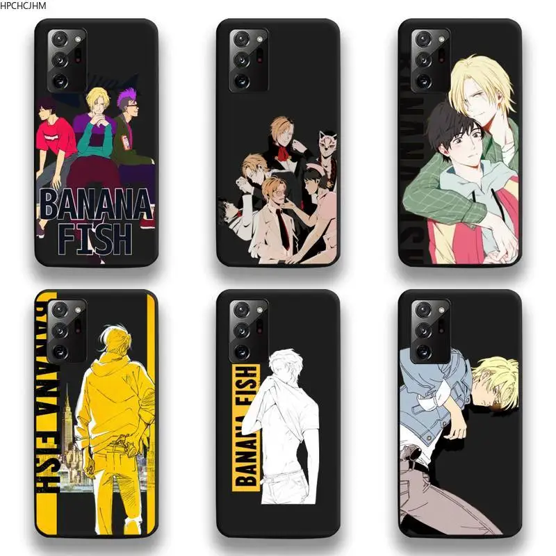 

Hot Banana Fish Anime Phone Case For Samsung Galaxy Note20 ultra 7 8 9 10 Plus lite M51 M21 M31 J8 2018 Prime