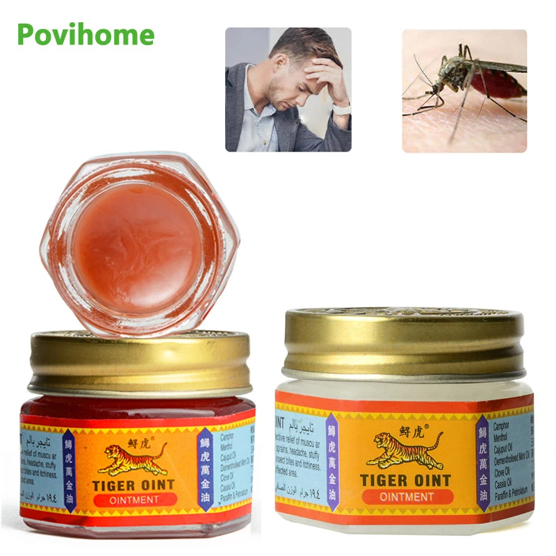 1 шт. красный белый тигровый бальзам мазь крем от зуда снятие головной боли