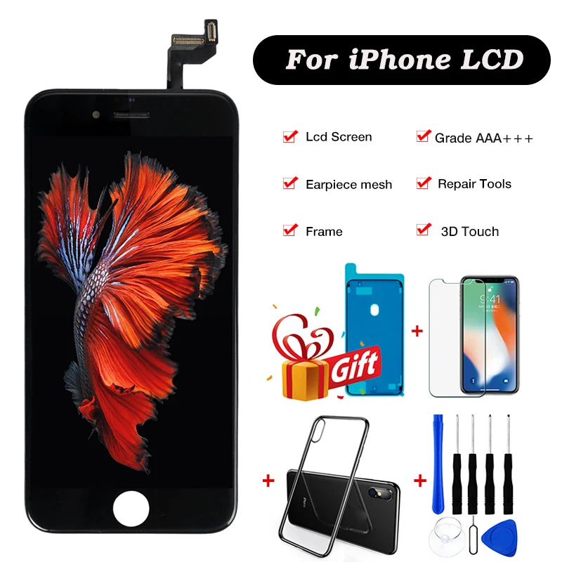 3D Touch OEM дисплей для iPhone 5S 6 6S 7 8 Plus ЖК-экран сенсорный дигитайзер экран в сборе AAA +++