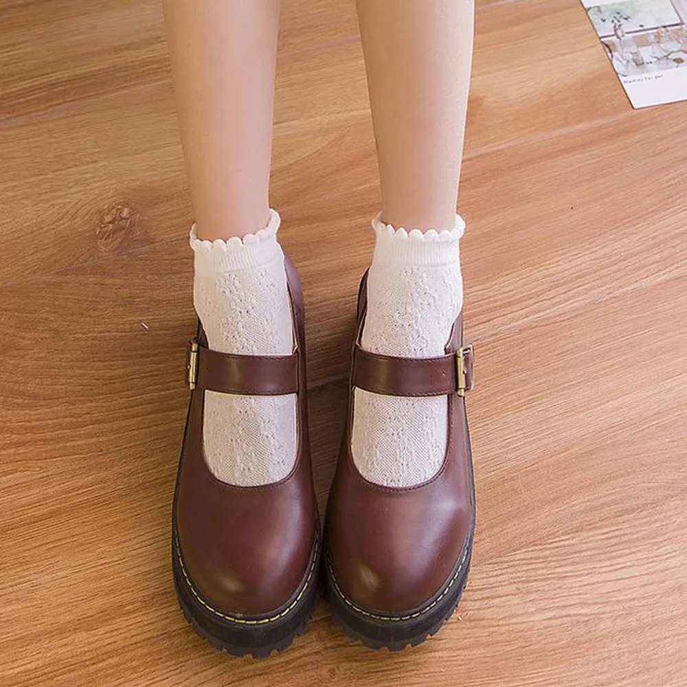 Womail/весенние женские хлопковые носки с кружевным мыском Носки тапочки из чистого