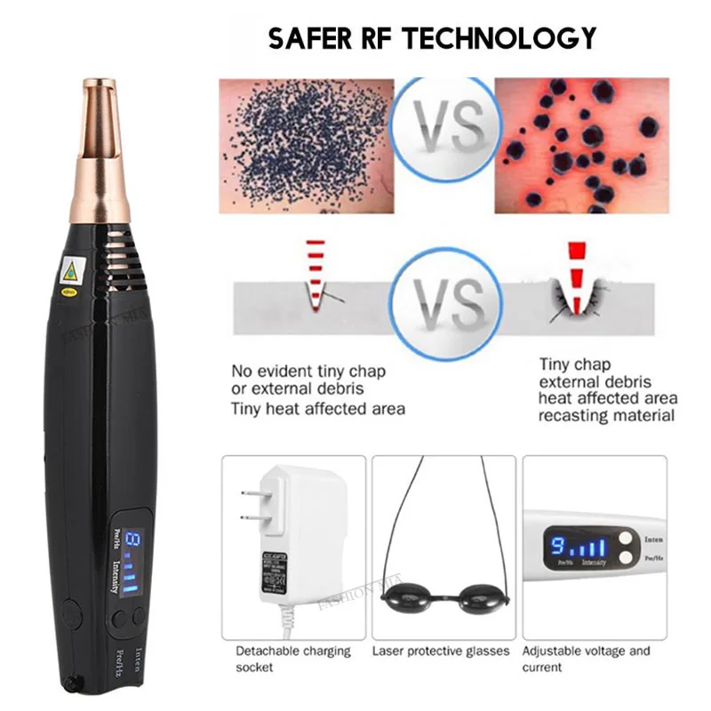 Professional Laser Picosecond Pen Blue Light Therapy Tattoo Remove Freckle Acne Mole Dark Spot Pigment Removal Machine Skin Care