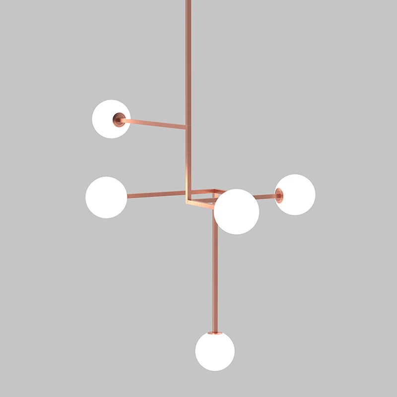 

Creative Art Chandelier Nordic Minimalist Living Room Dining Room Cafe Bar Chandelier Magic Bean Ligh luminaria