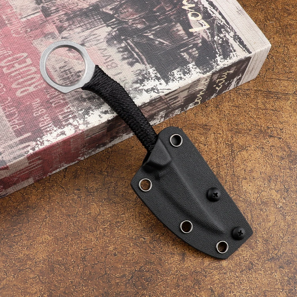 Портативный керамбит тактический нож с фиксированным лезвием D2 Карманный CS Go