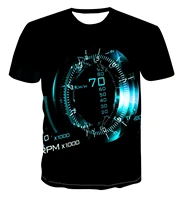 2021 mens custom 3d watch t shirt casual fashion trend comfortable and fun city short sleeve t shirt s 6xll