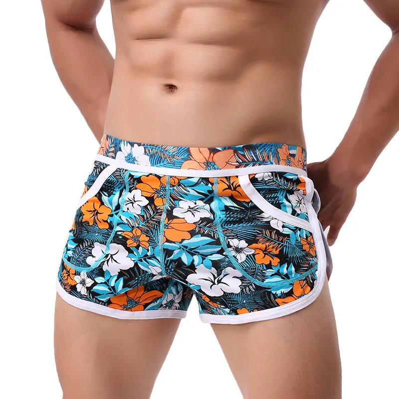 

Classic Men's Boxers Cotton Mens Shorts Trunks Woven Homme Arrow Panties Boxer with Elastic Waistband Shorts Loose men