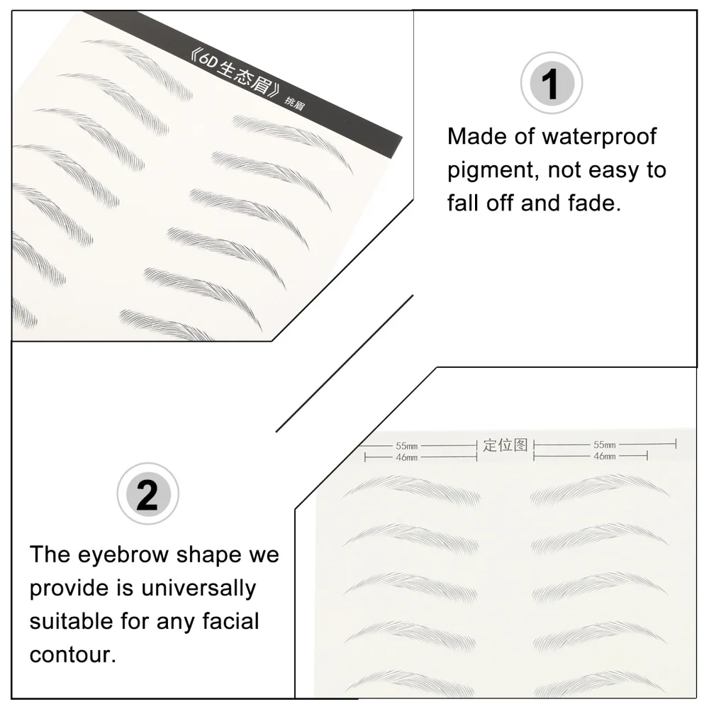 

18pcs Imitation Paste Waterproof Natural Fake Sticker Tattoos