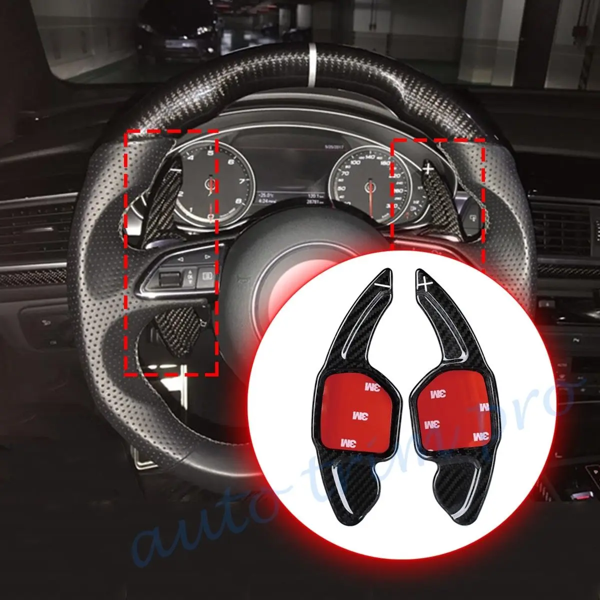 DSG рычаг переключения передач на руль Удлинительный колпачок подходит для Audi A3 A4L