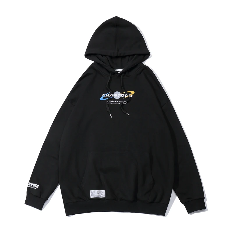 Men Hoodies Funny Formula Print Hip Hop Harajuku Japanese Streetwear Vintage Pullover Sweatshirts Hooded Leisure Man's | Мужская