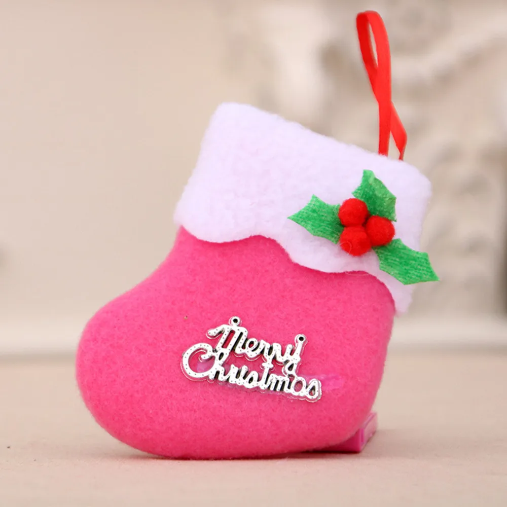 Mnycxen christmas gift decorations Christmas Decorations New Year Gifts Santa Snowman Socks Christmas Socks Gift free deliveryD5