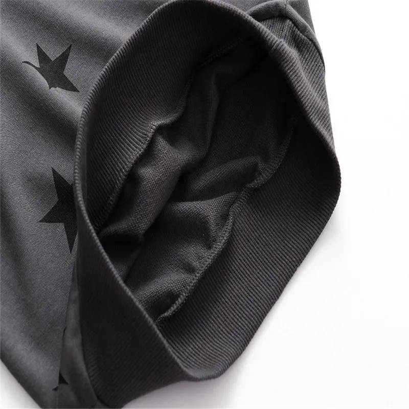 Jumping Meters/Детские толстовки с принтом со звездами Сезон осень зима Топ для