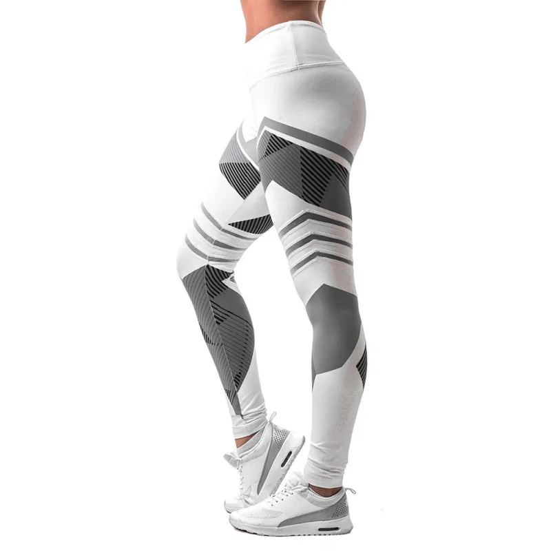 

Women Printing Fitness Pencil Pants Female Casual Work Out Elastic Leggings Sweatwear Skinny Leggins