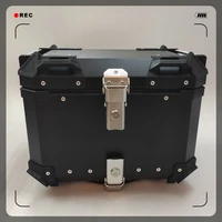 removable waterproof universal motorcycle 45l 55l rear trunk storage luggage helmet box toolbox travel tool case tail key lock