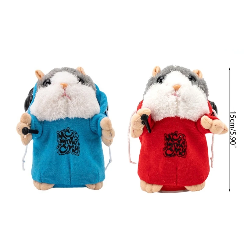 

Electronic Hamster Plush Toys Interactive Educational Toys Talking Record Sound Repeat Doll Interesting Party Decoration