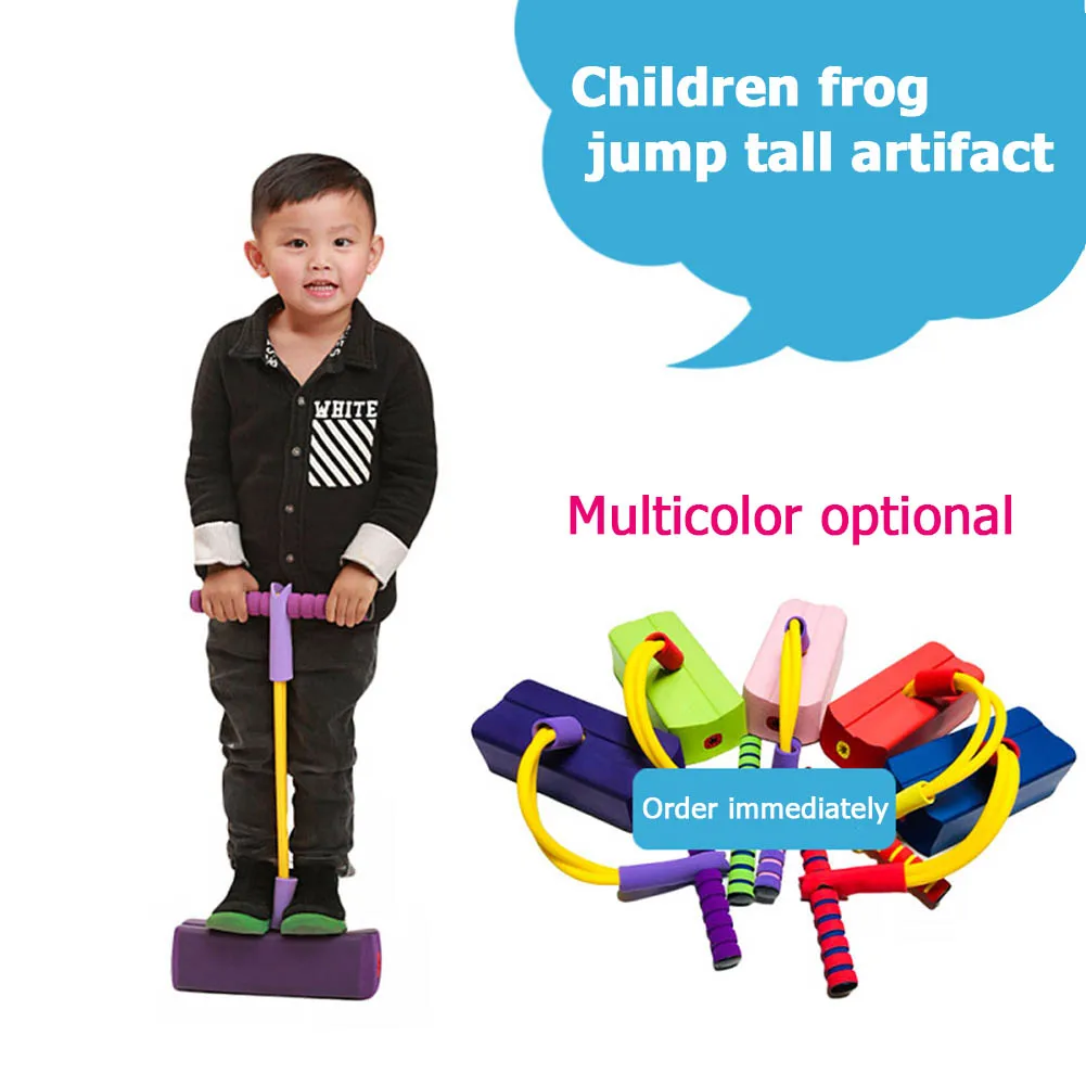 

Practical Multi-functional Durable Bounce Sense Foam Frog Jumper Toys Outdoor Classic Texture Sports Game for Children