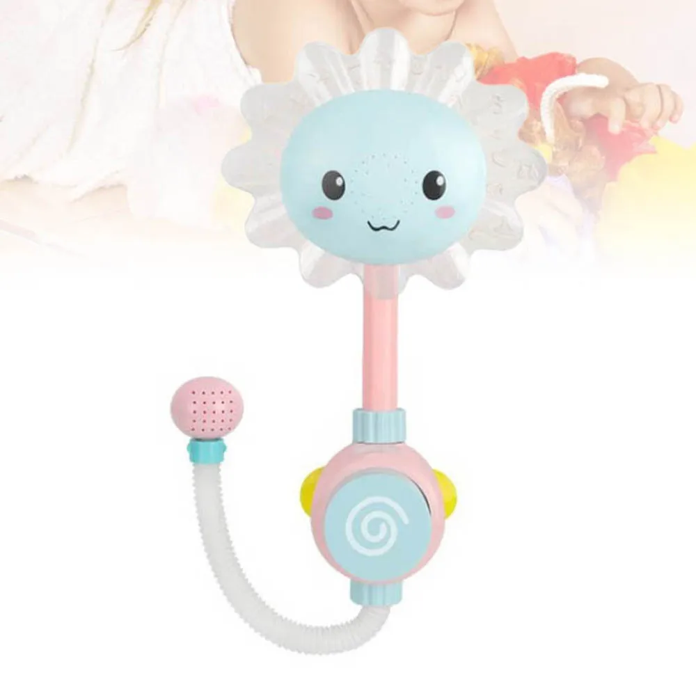 

Baby Bath Toys Sunflower Water Shower Spray Hot Tub Fountain Toys For Children )