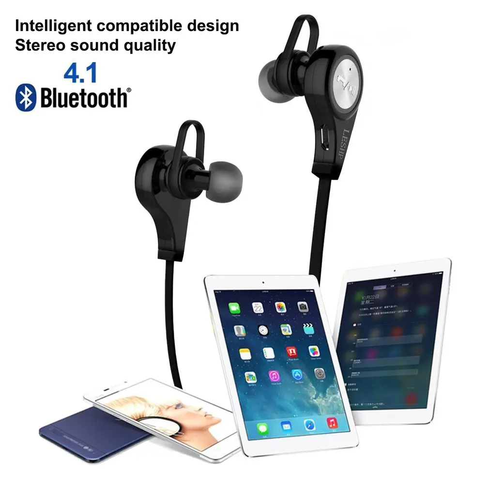 Наушники LESHP беспроводные наушники Спортивная гарнитура Премиум звук бас