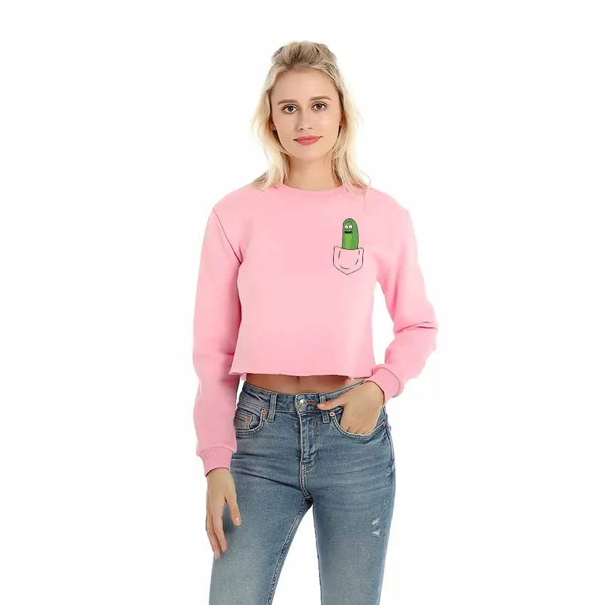 

Women Hoodies Hooded Long Sleeves Personality Pocket Printed Sweatshirt Cute Crop Tops Irregular Top Blouse Women Clothing