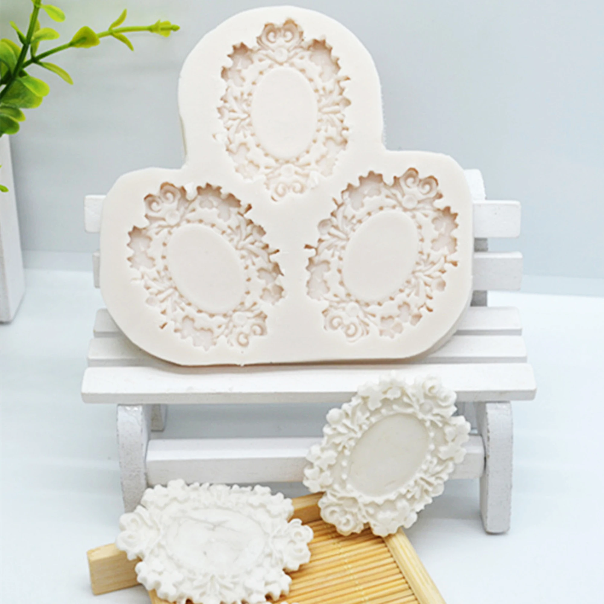 Luyou1 шт. Цветочные винтажные силиконовые формы для помадки инструменты украшения