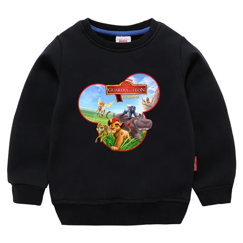 Детский свитер с изображением короля льва Микки Маус голова детский осенне