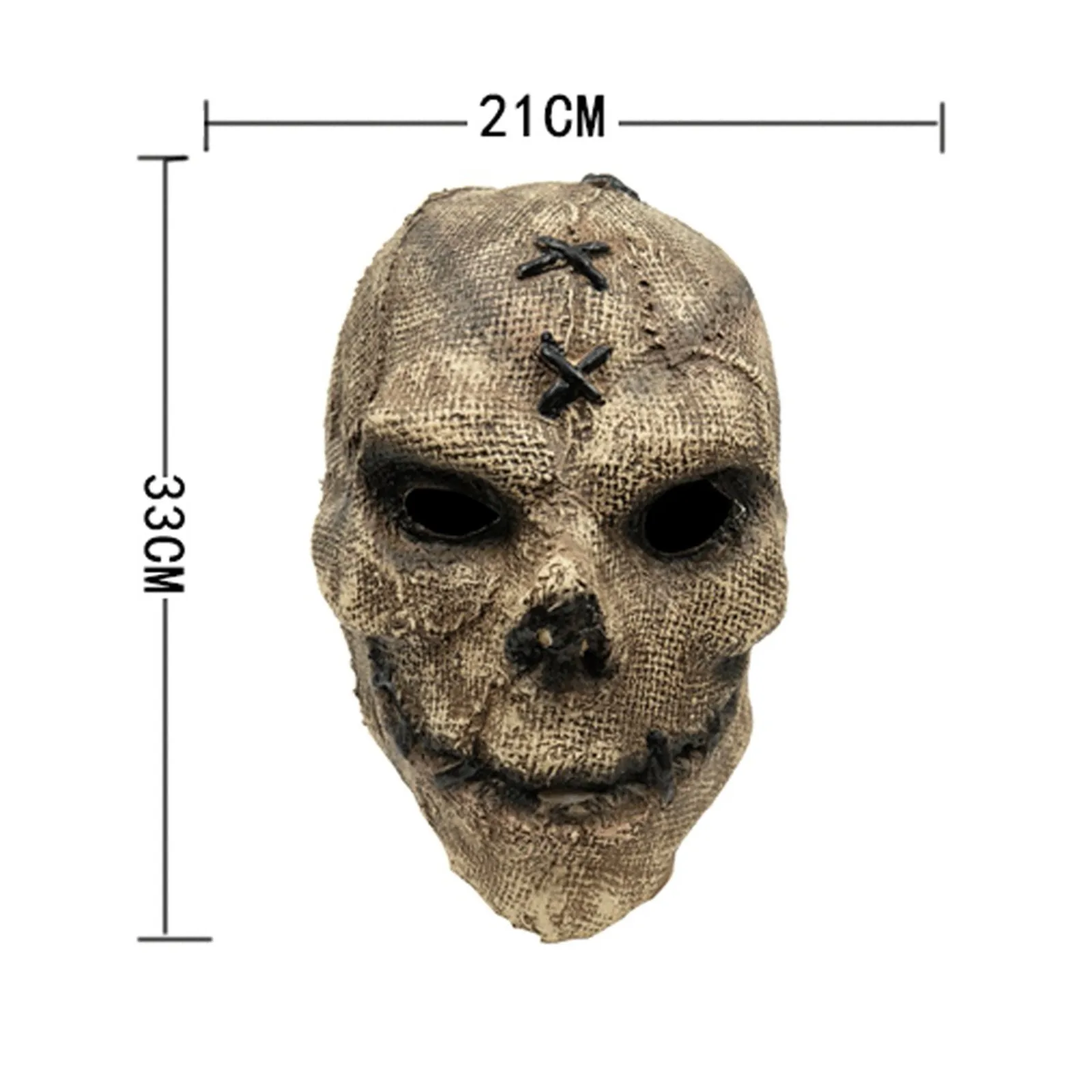 

Halloween Skull Mask Adult Comfortable Party Funny Latex Headgear Full Head Outdoor Mascaras Party Horror Decoration Masque