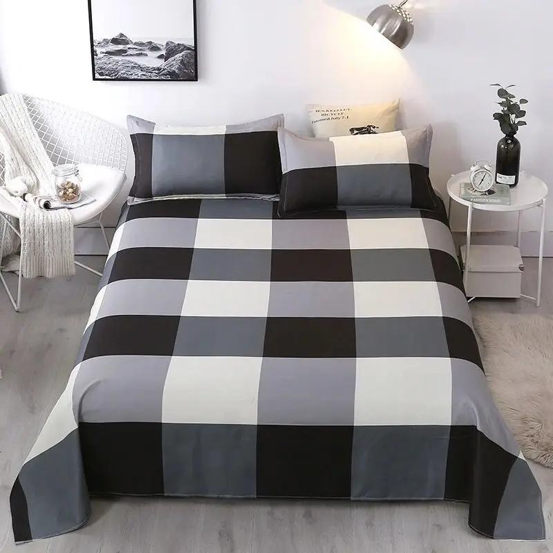 

2021 Fashion Striped Strawberry Bed Set Soft Cartoon Home Textile With Pillowcase Queen Size Bed Sheets Set Dropshipping