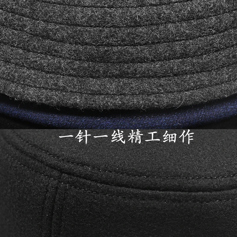 

Big Head Men Large Size Wool Fisherman Hat Male Winter Panama Cap Man Plus Size Felt Bucket Hat