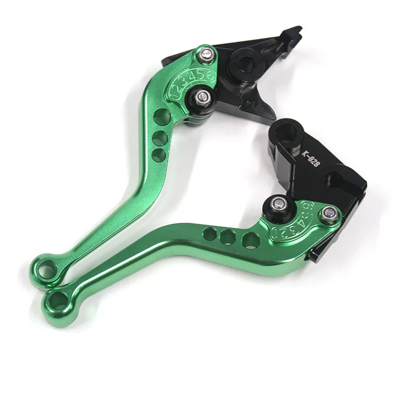 green ordinary CNC Алюминиевый Регулируемый 3D ромб мотоцикл тормозной рычаг сцепления для Yamaha YZF R3 YZFR3 - Цвет: green ordinary