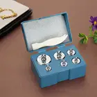 Точные Калибровочные весы для ювелирных изделий, 100 г, 50 г, 20 г, 10 г, 5g г, 6 шт.компл.